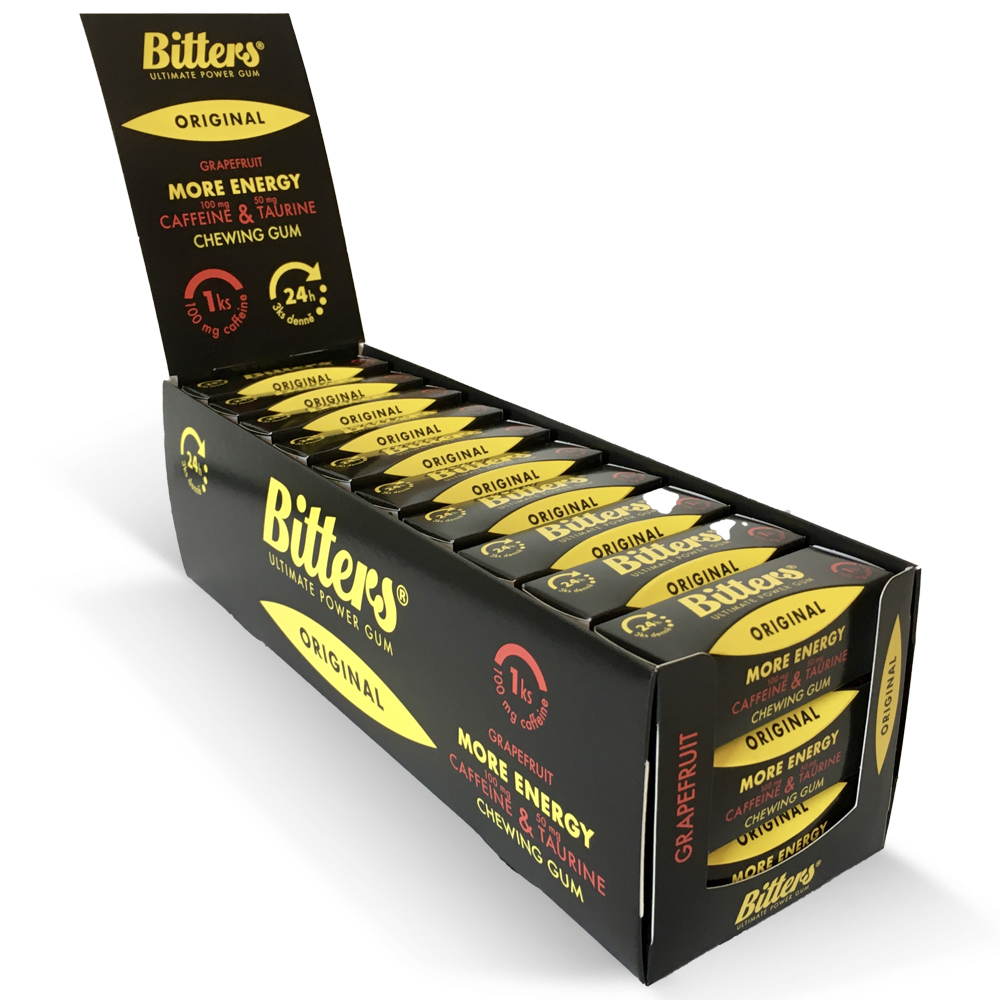 Bitters žvýkačky - original - box 30 ks