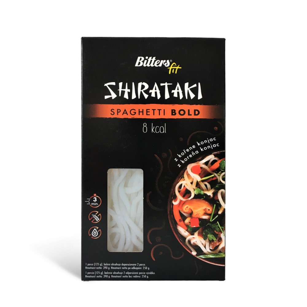 Bitters Shirataki FIT - špagety bold 390 g