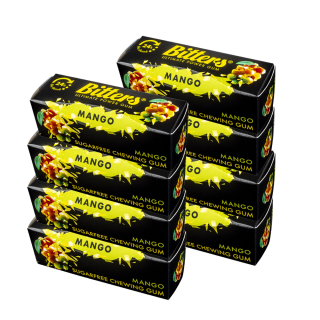 Bitters žvýkačky - mango - box 8 ks